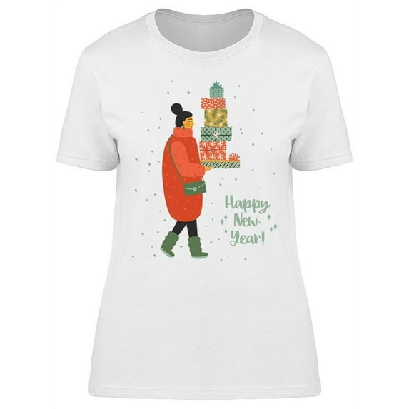 I Have My Presents For New Year T-Shirt Women -Image by Shutterstock, Female XX-Large