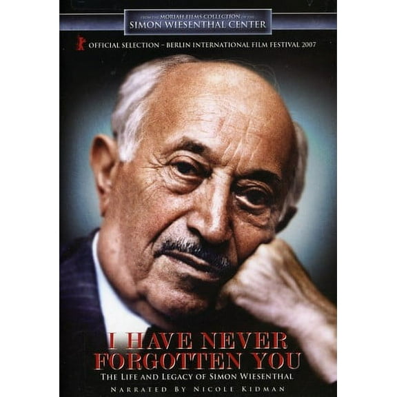 I Have Never Forgotten You: The Life and Legacy of Simon Wiesenthal (DVD), Starz / Anchor Bay, Documentary