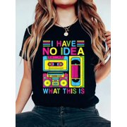I Have No Idea What This Is 80s 90s Outfit Boys Girls T-Shirt Graphic Tee summer Tops For Women Round Neck Fashion Cotton shirts