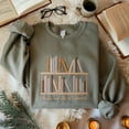 thumbnail image 1 of I Have No Shelf Control Embroidered Sweatshirt, Bookworm Gift, Librarian Shirt, Funny Book Lover Reading Sweater, 1 of 4