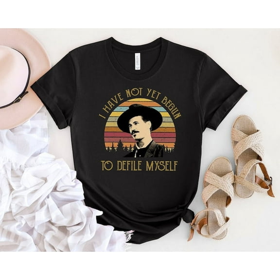 I Have Not Yet Begun To Defile Myself Vintage T-Shirt, Tombstone Shirt, Doc Holliday Shirt, Val Kilmer Shirt, Cowboy Shirt, Western Shirt