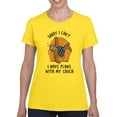 thumbnail image 1 of I Have Plans W My Couch T-Shirt Women -Smartprints Designs, Female Medium, 1 of 4