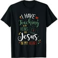 thumbnail image 1 of I Have Teaching In My Veins And Jesus In My Heart Jesus T-Shirt Black Medium, 1 of 3