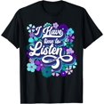 thumbnail image 1 of I Have Time to Listen Suicide Awareness Wildflowers Hippie T-Shirt, 1 of 3