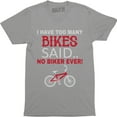 thumbnail image 1 of I Have Too Many Bikes Said No Biker Ever Funny Motorcycle Bicycle T-Shirt, 1 of 4