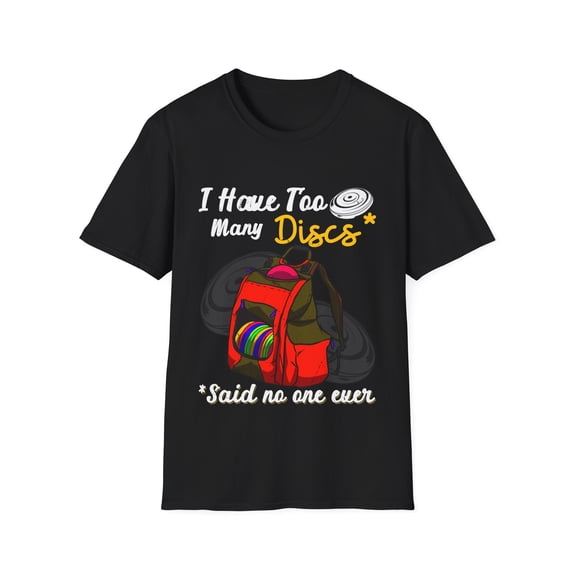 I Have Too Many Discs Disc Golf Backpack Funny Disc Golf