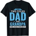 thumbnail image 1 of I Have Two Titles Dad And Grandpa Father's Day T-Shirt, 1 of 3