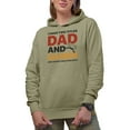 thumbnail image 1 of I Have Two Titles, Dad and Gamer, I Rock Them Both, Sand Hooded Sweatshirt or Hoodie, XL, 1 of 5