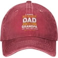 I Have Two Titles Dad and Grandpa Hat Men Baseball Hat Funny Hat