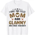 thumbnail image 1 of I Have Two Titles Mom And Glammy Vintage Leo.Pard Mother Day T-Shirt Unisex S-5XL Hot Trending Shirt, Vintage Birthday Gift, 1 of 3