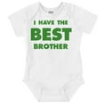 thumbnail image 1 of I Have the Best Brother Cute Sibling Romper Boys or Girls Infant Baby Brisco Brands 12M, 1 of 6