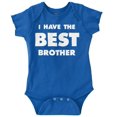 thumbnail image 1 of I Have the Best Brother Cute Sibling Romper Boys or Girls Infant Baby Brisco Brands 18M, 1 of 7