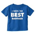 thumbnail image 1 of I Have the Best Brother Cute Sibling Toddler Boy Girl T Shirt Infant Toddler Brisco Brands 12M, 1 of 6