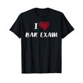 I Heart Bar Exam 2024 Funny Law School Graduate Grad 2024 TShirt