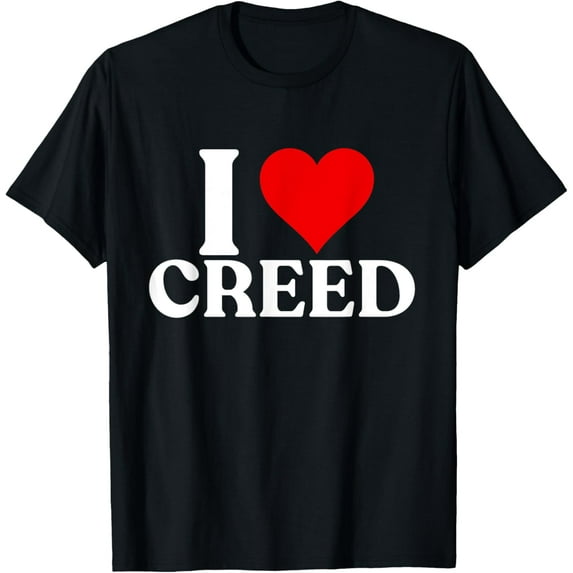 I Heart CREED First Name Personalized I Love CREED Vintage T-Shirt