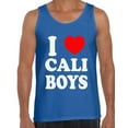 thumbnail image 1 of I Heart Cali Boys USA State Tank Top for Men - S M L XL 2XL California Graphic Tee - Best Patriotic Cali Outfit Tee Top Gift, 1 of 2