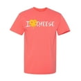 thumbnail image 1 of I Heart Cheese Sarcastic Humor Graphic Novelty Funny T Shirt, 1 of 5