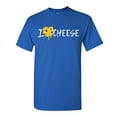 thumbnail image 1 of I Heart Cheese Sarcastic Humor Graphic Novelty Funny Tall T Shirt, 1 of 3