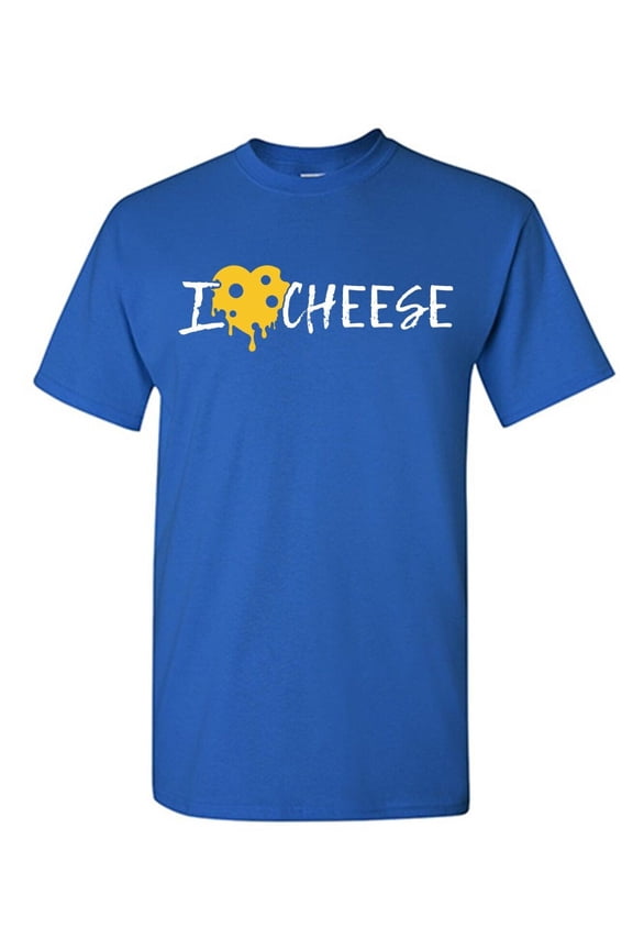 I Heart Cheese Sarcastic Humor Graphic Novelty Funny Tall T Shirt