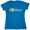 thumbnail image 1 of I Heart Cheese Sarcastic Humor Novelty Funny Women's Casual Tees, 1 of 3