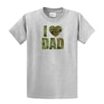 thumbnail image 1 of I Heart Dad Camo Youth Short Sleeve T-shirt-LightGray-ym, 1 of 4