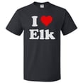 thumbnail image 1 of I Heart Elk T-shirt - I Love Elk Tee Gift, 1 of 2