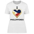 thumbnail image 1 of I Heart Flag Philippines Tee Women's -Image by Shutterstock, 1 of 2