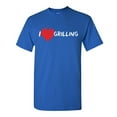 thumbnail image 1 of I Heart Grilling Sarcastic Humor Graphic Novelty Funny T Shirt, 1 of 5