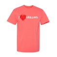 thumbnail image 1 of I Heart Grilling Sarcastic Humor Graphic Novelty Funny T Shirt, 1 of 5