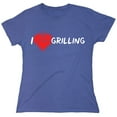 thumbnail image 1 of I Heart Grilling Sarcastic Humor Novelty Funny Women's Casual Tees, 1 of 3