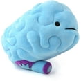 thumbnail image 1 of I Heart Guts 11” Brain Plush Toy Blue/Purple Science Stuffed Organ, 1 of 7