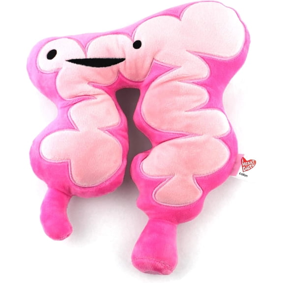 I Heart Guts Colon Plush - You Move Me - 11" Colon Care Tips with Stuffed Toy