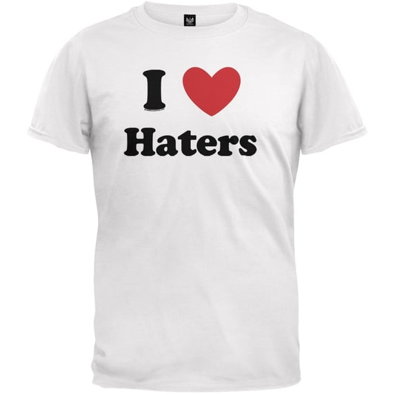 I Heart Haters T-Shirt - Large