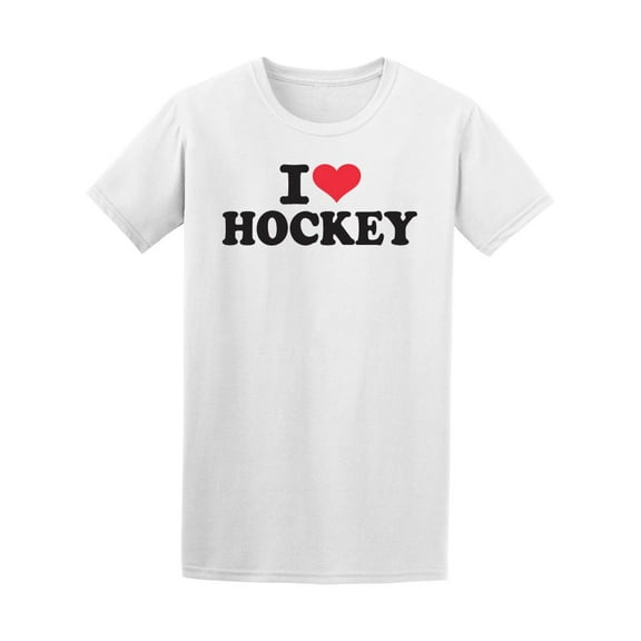 I Heart Hockey Love Tee Men's -Image by Shutterstock