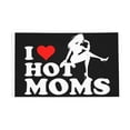 thumbnail image 1 of I Heart Hot Moms I Love Hot Moms Funny Flag 3x5 Ft Outdoor Indoor With Grommet Garden Yard Banner Decorative Sign, 1 of 6