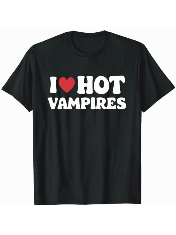 I Heart Hot Vampires I Love Vampires T-Shirt