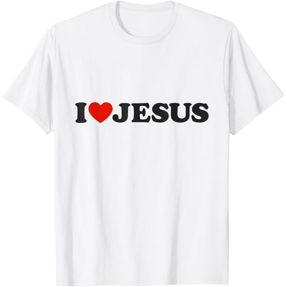I Heart Jesus Christ Apparel Christian T-Shirt