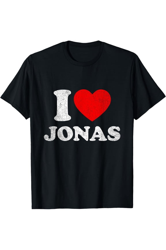 I Heart Jonas Merchandise Apparel Fan Merch T-Shirt, Unisex T-Shirt