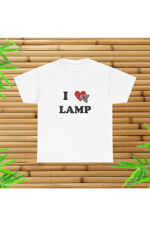 I Heart Lamp Moth T-Shirt, Funny Moth Meme Shirt, Cute Bug Shirt, Funny I Heart Parody Tee