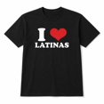 thumbnail image 1 of I Heart Latinas Graphic T-Shirt, Unisex Classic Fit Cotton Tee, 1 of 9
