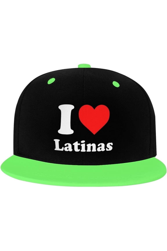 I Heart Latinas I Love Latinas Trucker Hat Baseball Cap Women Cowboy Hat Men Dad Hat Adjustable Hat Snapback Hat White