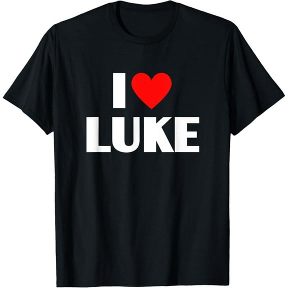 I Heart Luke Best First Name I Heart Luke T-Shirt