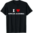 thumbnail image 1 of I Heart Math Teacher - Funny I Love Linear Algebra T-Shirt Unisex S-5XL Hot Trending Shirt, Vintage Birthday Gift, 1 of 3