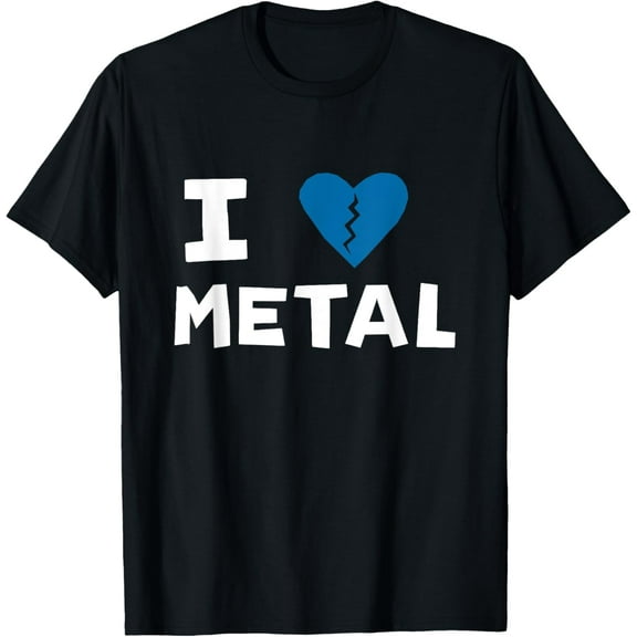 I Heart Metal Design Tee T-Shirt