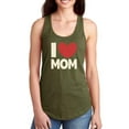 thumbnail image 1 of I Heart Mom Big Red Heart Racerback Tank Women -Image by Shutterstock, Female Large, 1 of 4