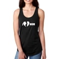 thumbnail image 1 of I Heart Mom Pregnant Woman Racerback Tank Women -Image by Shutterstock, Female XX-Large, 1 of 4