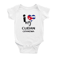 thumbnail image 1 of I Heart My American Grandma United States Love Flag Infant Romper Baby Bodysuit (White, 12-18 Months), 1 of 5