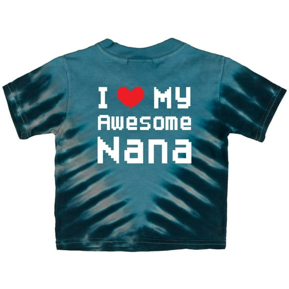 I Heart My Awesome Nana 8 Bit Pixel Toddler T Shirt