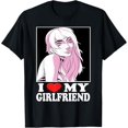 I Heart My Girlfriend Funny Boyfriend Love GF Gift TShirt