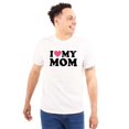 thumbnail image 1 of I Heart My Mom Mother Day Love Plus Size Crewneck Graphic Tee Shirt Brisco Brands 4X, 1 of 5
